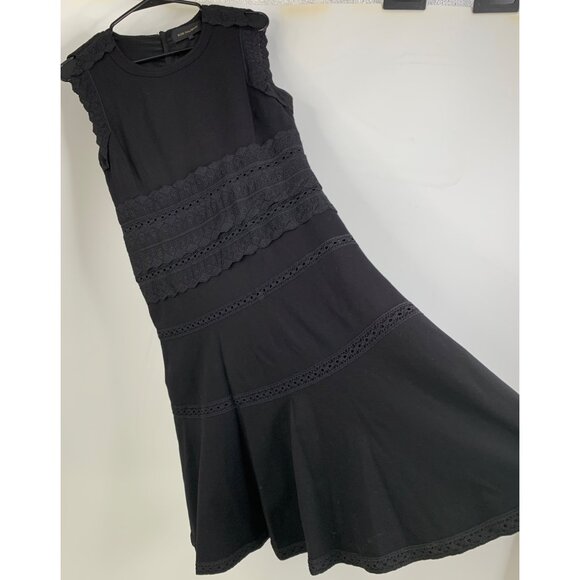 New Kobi Halperin Fit & Flare Dress Black Size 8 M - Picture 6 of 12